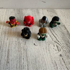 Hasbro Superheros Fighter Pods Miniature Lot of 6